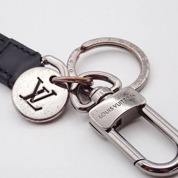 LOUIS VUITTON Porte Cles Dragonne Key Chain Monogram Eclipse - Picture 9 of 9
